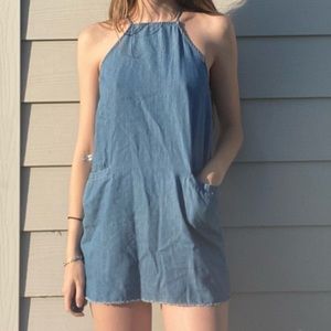 Cute denim colored mini dress